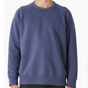 NEUW Denim Proper Crewneck Sweatshirt in Vintage Navy LARGE Gender Neutral